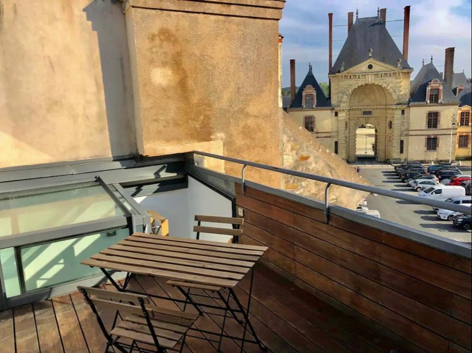 Vue Chateau Fontainebleau - Chez Lydia Exteriör bild