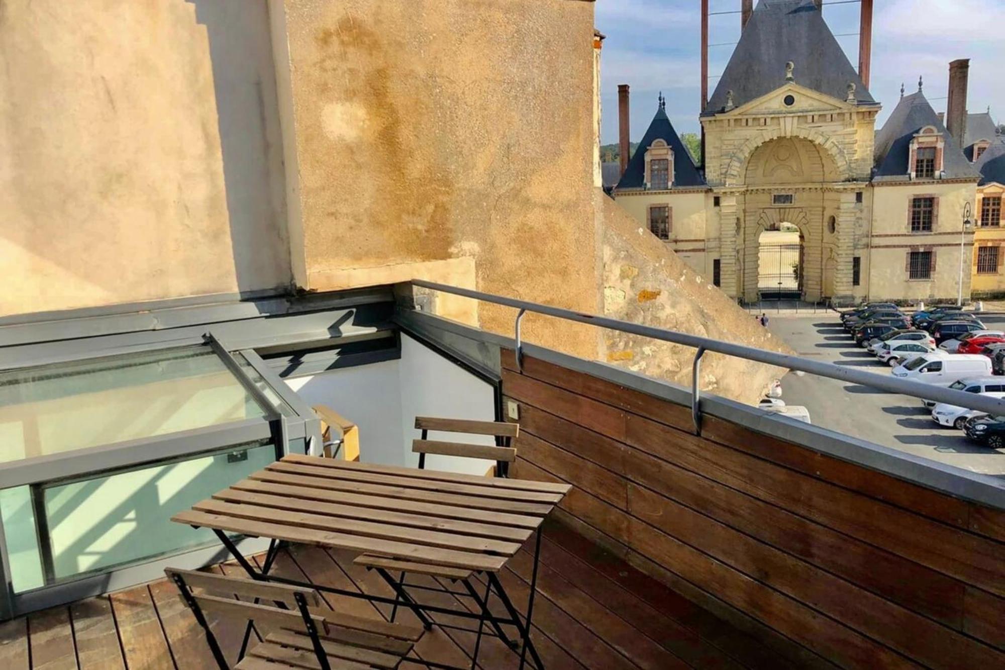 Vue Chateau Fontainebleau - Chez Lydia Exteriör bild